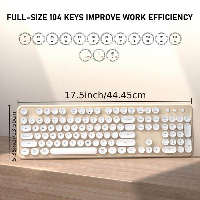 Ergonomic Dual-Mode Wireless Keyboard - My Store