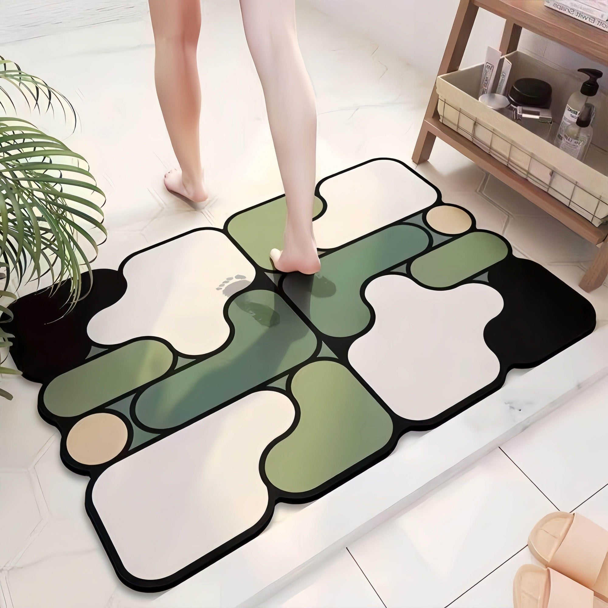 Creative Puzzle Diatomaceous Earth Bath Mat - My Store