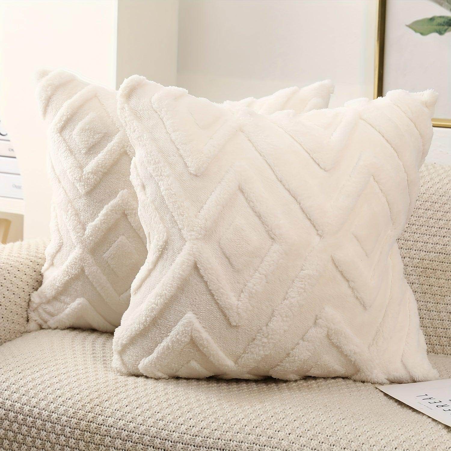 Soft Plush Velvet Pillow Covers (2pcs) - My Store