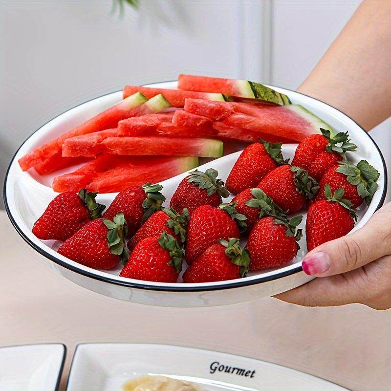 9pcs White French Platter Set - My Store