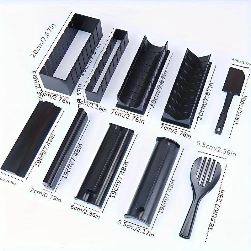 10pcs Japanese Sushi Making Kit with Molds & Accessories - My Store
