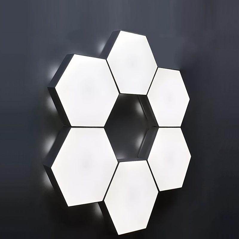 6pcs USB Powered Smart Touch LED Hexagon Wall Lights - My Store