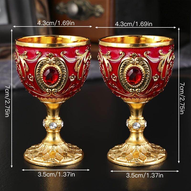 Vintage Medieval Renaissance-Style Imitation Chalice Cups - My Store