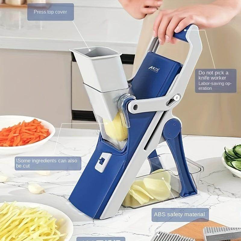 6-in-1 Adjustable Vegetable Chopper with Container - My Store