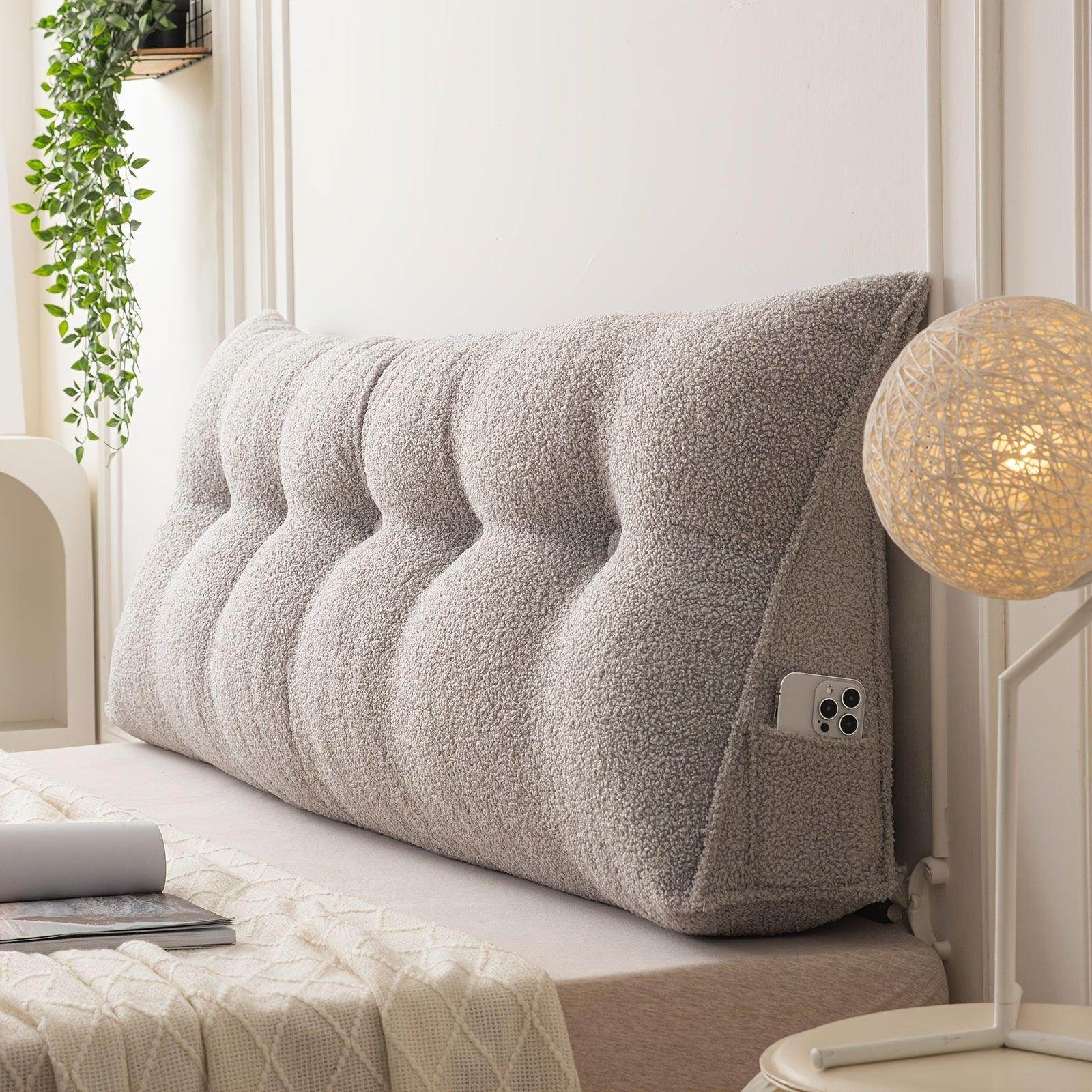 Removable & Washable Triangular Headboard Pillow - My Store