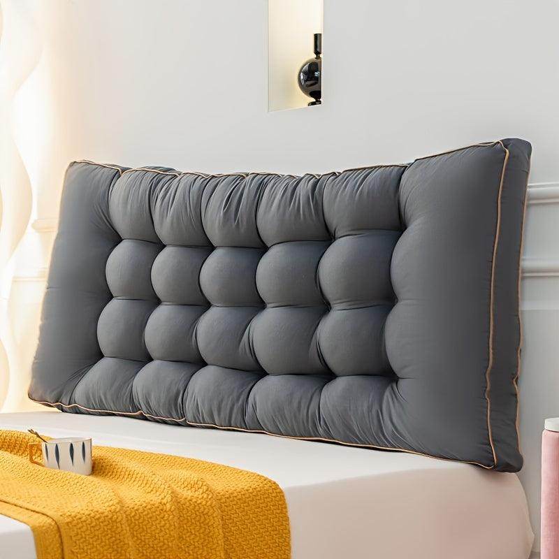 Solid Color Headboard Cushion with Headrest - My Store