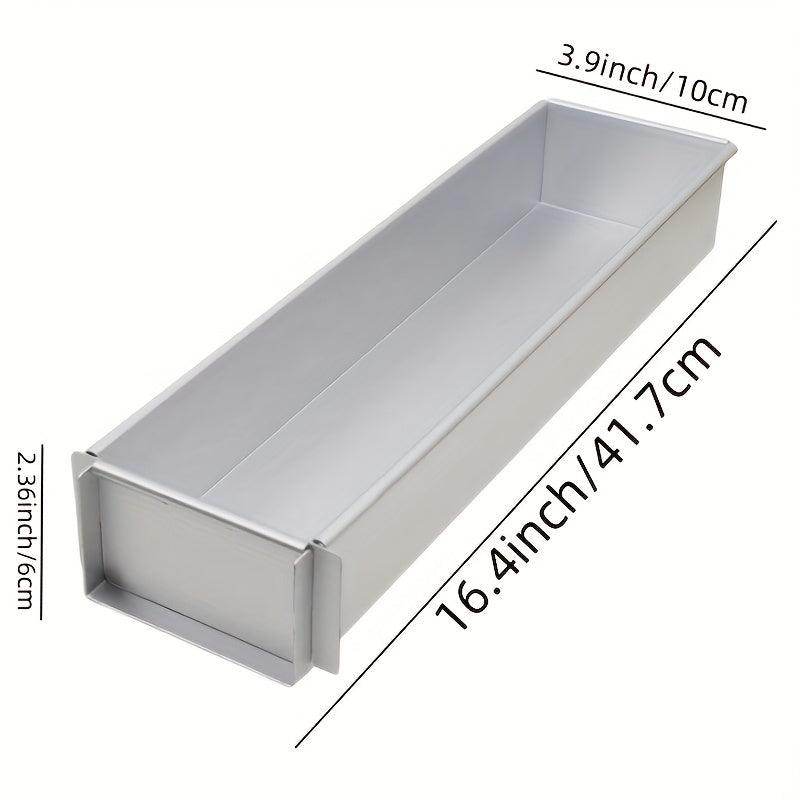 Versatile Aluminum Rectangular Cake Pan with Secure Base - My Store