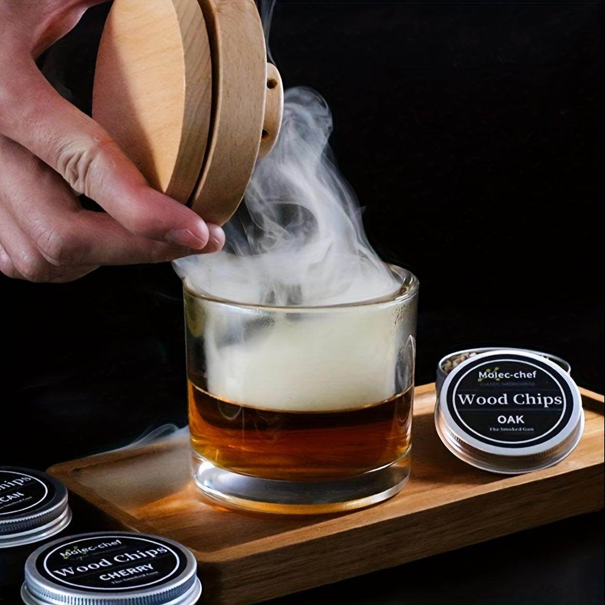 Smoked Wood Cocktail Shaker Set - My Store