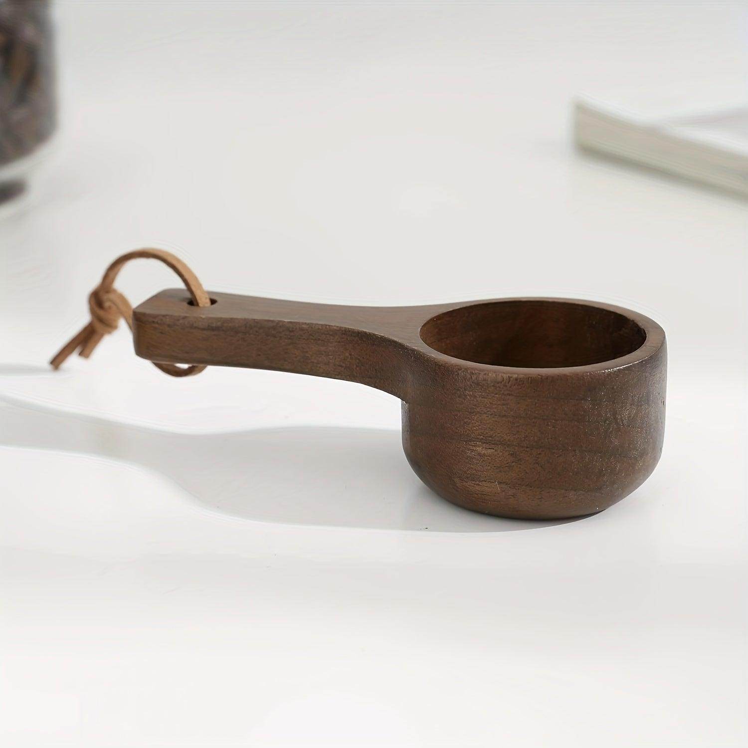 Black Walnut Coffee Scoop – Handcrafted 10g Measuring Spoon - My Store