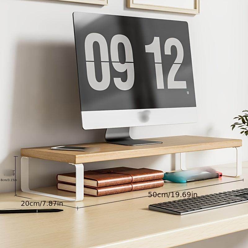 Wooden Laptop Monitor Stand - My Store
