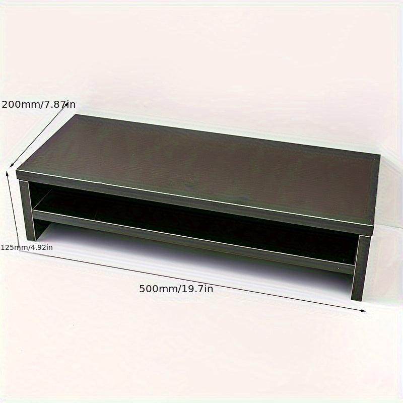 Wooden Laptop Riser Desk Organizer with Monitor Stand - My Store