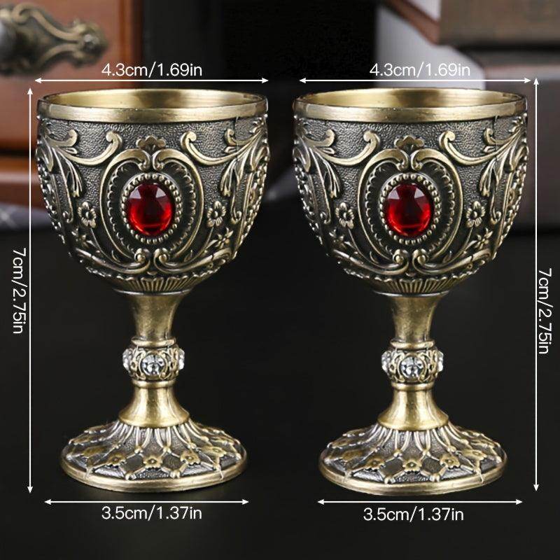 Vintage Medieval Renaissance-Style Imitation Chalice Cups - My Store