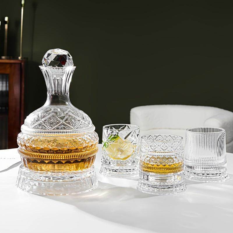 Luxury Crystal Glass Wine Decanter Set - My Store