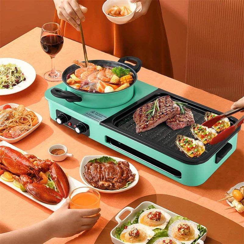 3-in-1 Electric Hot Pot & Grill - My Store