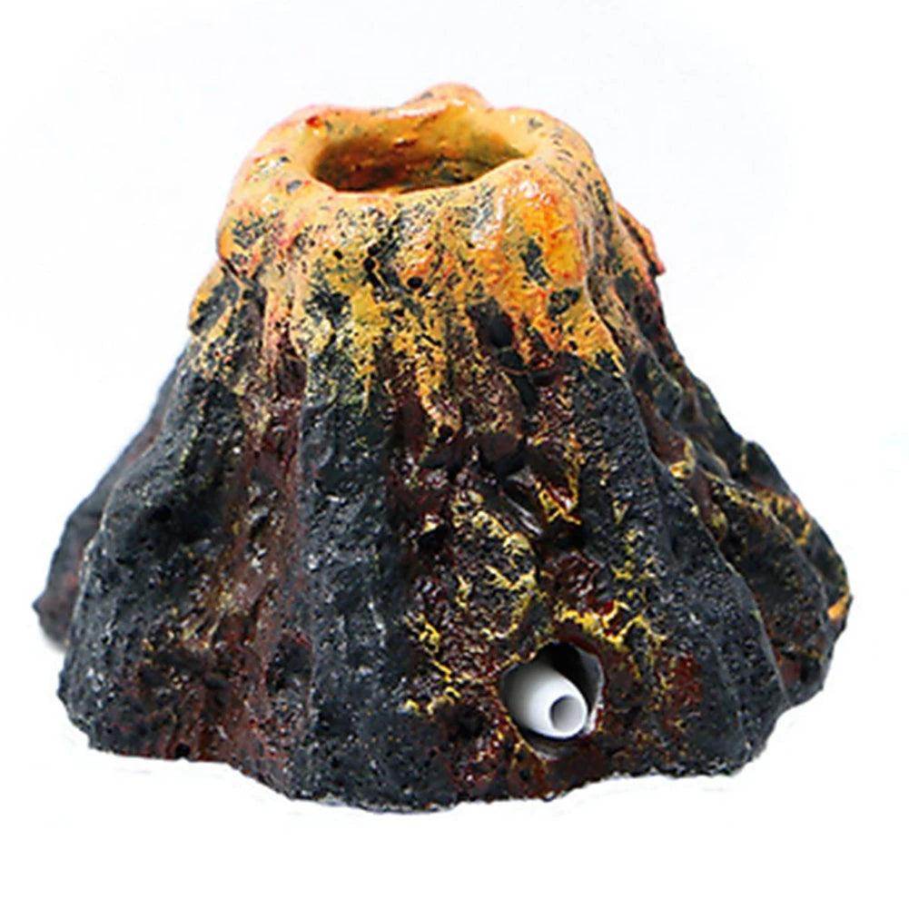 Simulation Volcano Aquarium Aerator Rockery - My Store