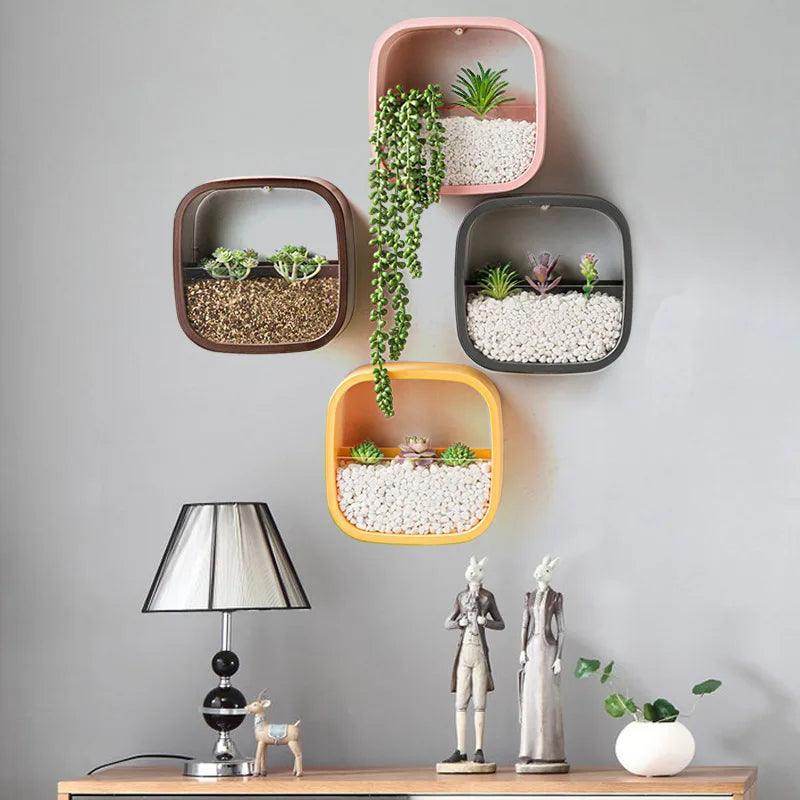 Modern Transparent Wall Vase - My Store