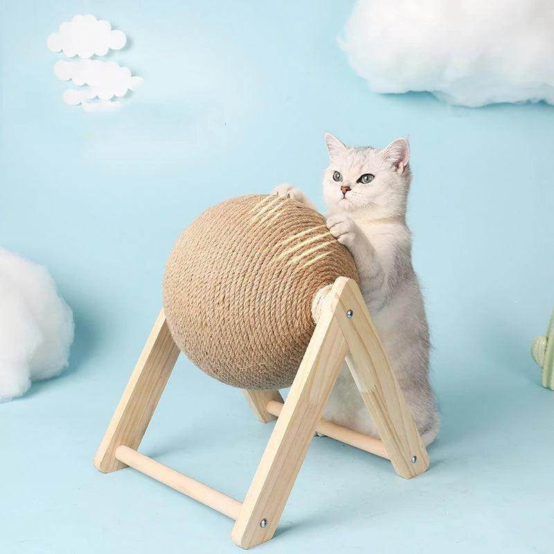 Cat Sisal Scratching Ball Toy - My Store