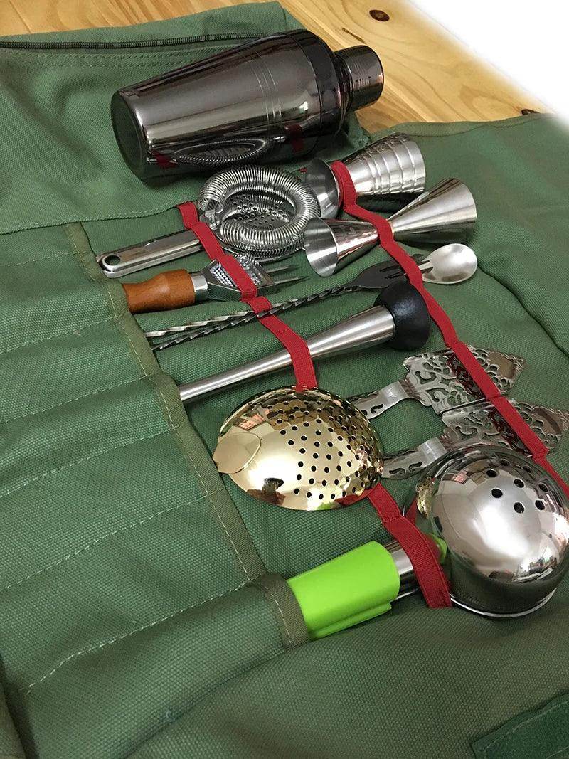 Bartender's Canvas Roll-Up Bag - My Store