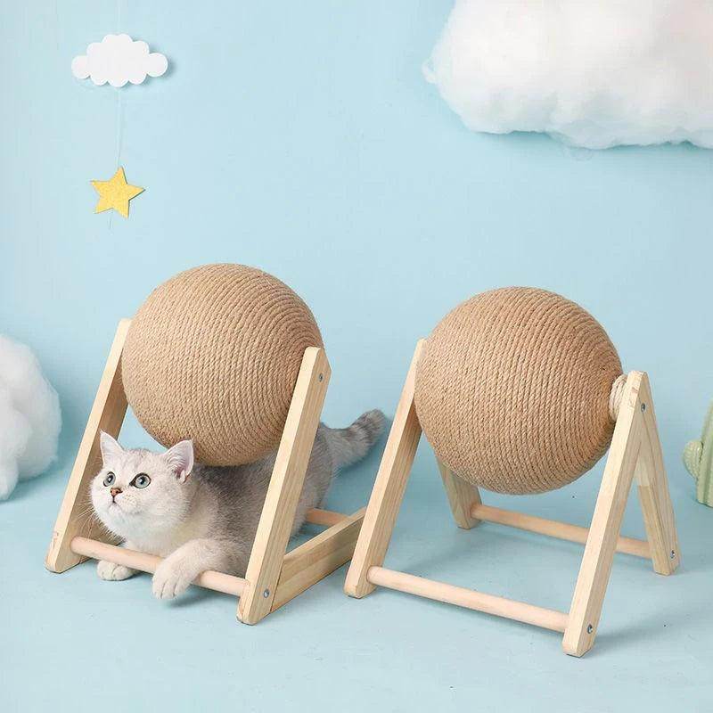 Cat Sisal Scratching Ball Toy - My Store