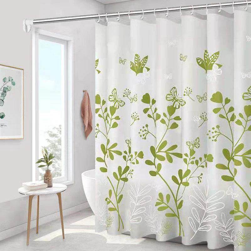 Thickened Waterproof Shower Curtain with Partition - My Store