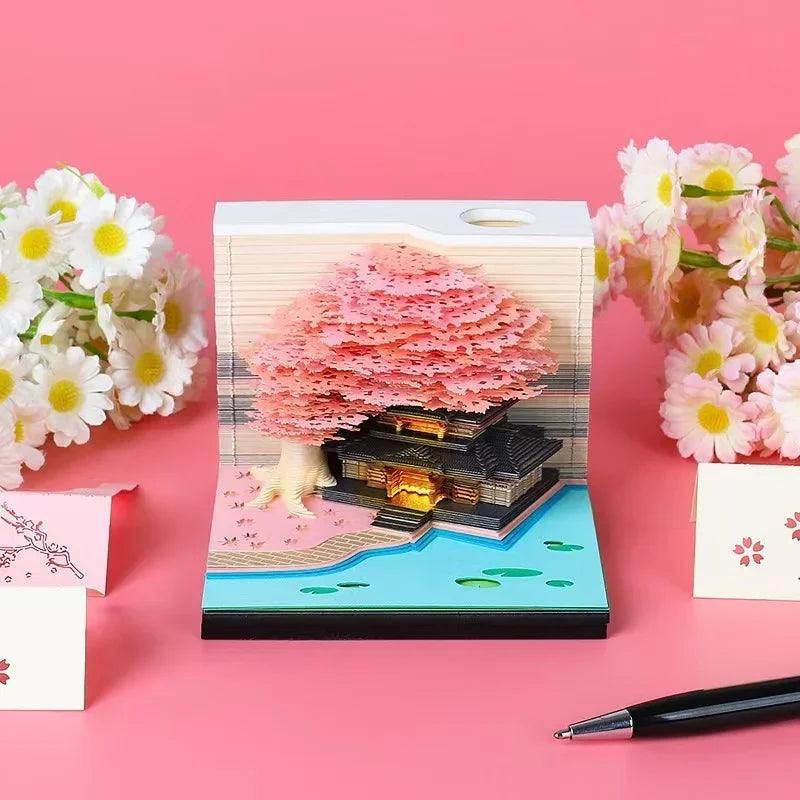 Mystical 3D Desk Calendar Pop-Up Castle - My Store
