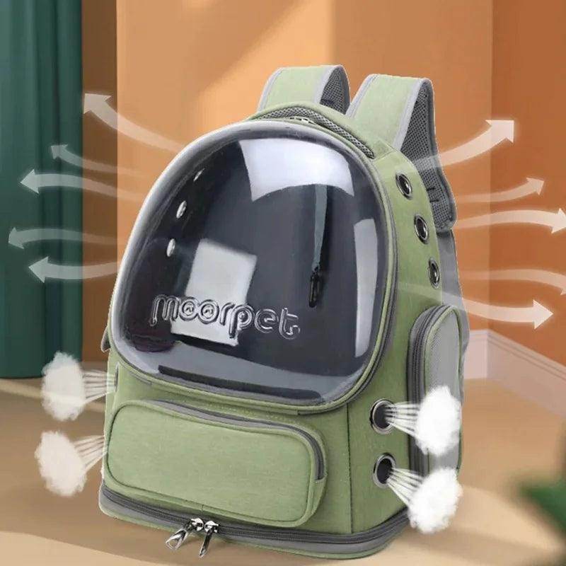 Transparent Breathable Pet Carrier Backpack - My Store