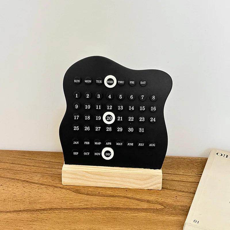 Wooden Montessori Perpetual Desk Calendar - My Store