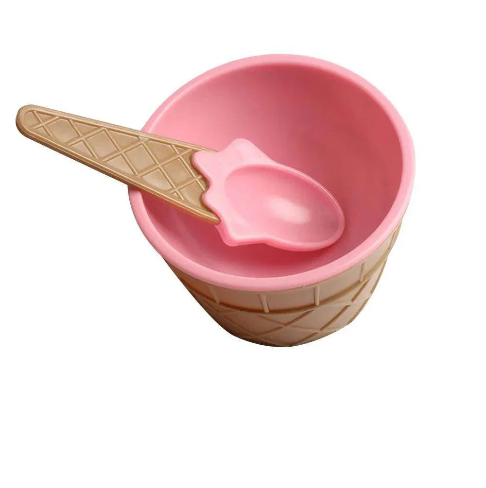 Kids Ice Cream Bowl & Spoon Set - My Store