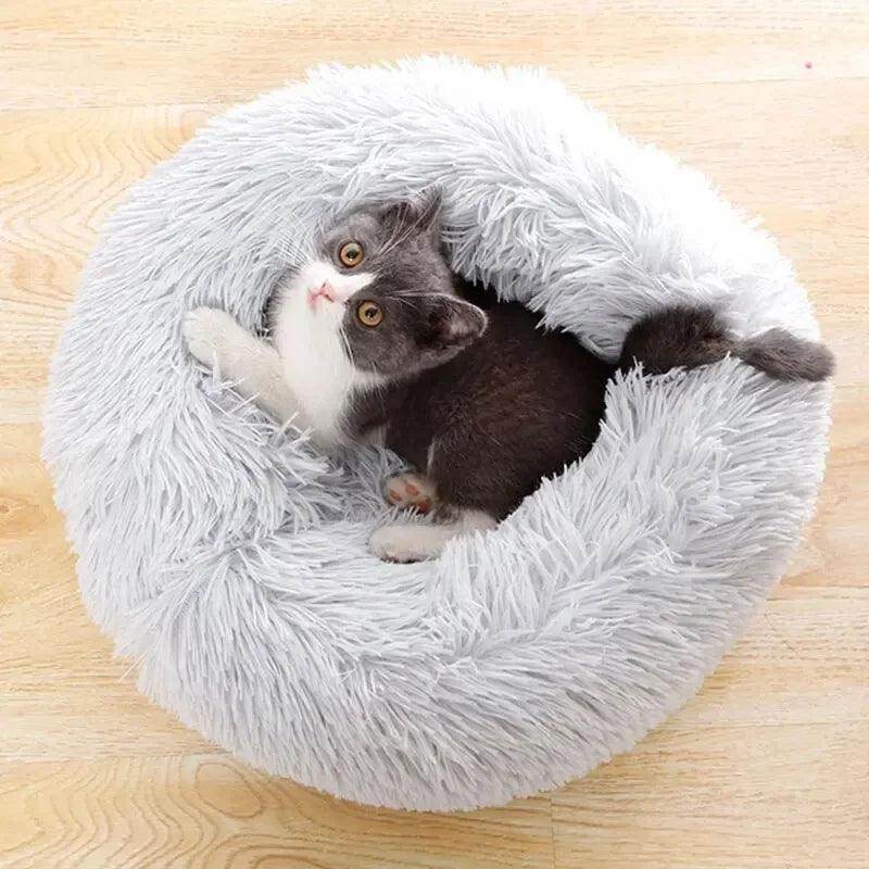 Super Cat Bed - Warm Plush Sleeping Nest for Cats & Small Dogs - My Store