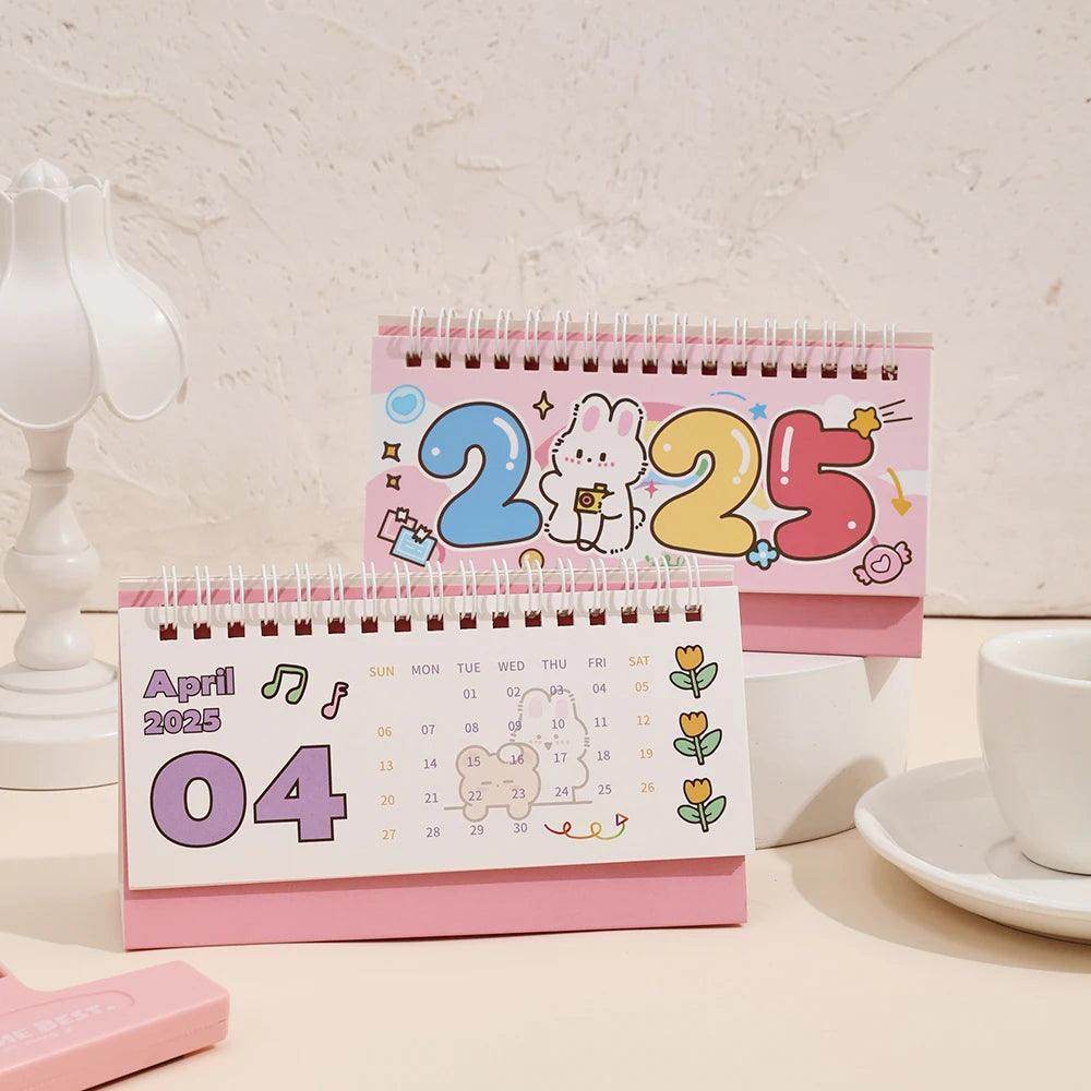 Cute Cartoon Desk Calendar 2025 - My Store