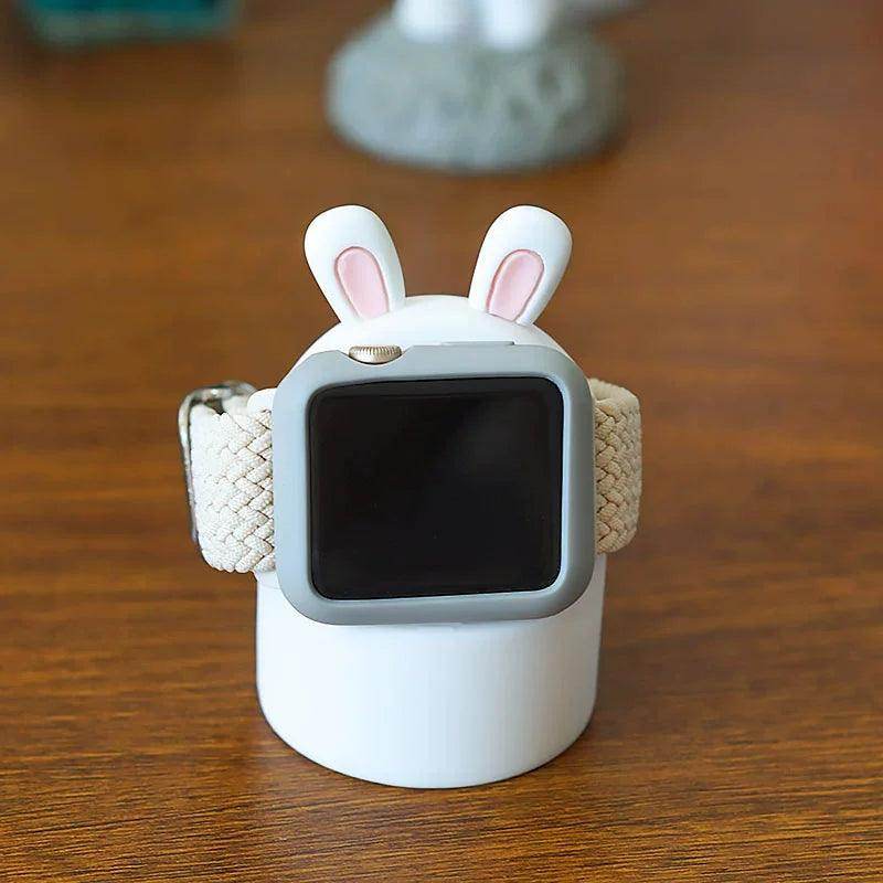 Cartoon Cat Ears Apple Watch Charger Stand - My Store