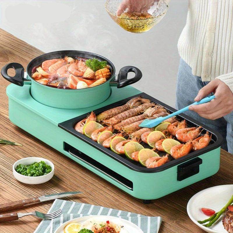 3-in-1 Electric Grill with Hot Pot - My Store