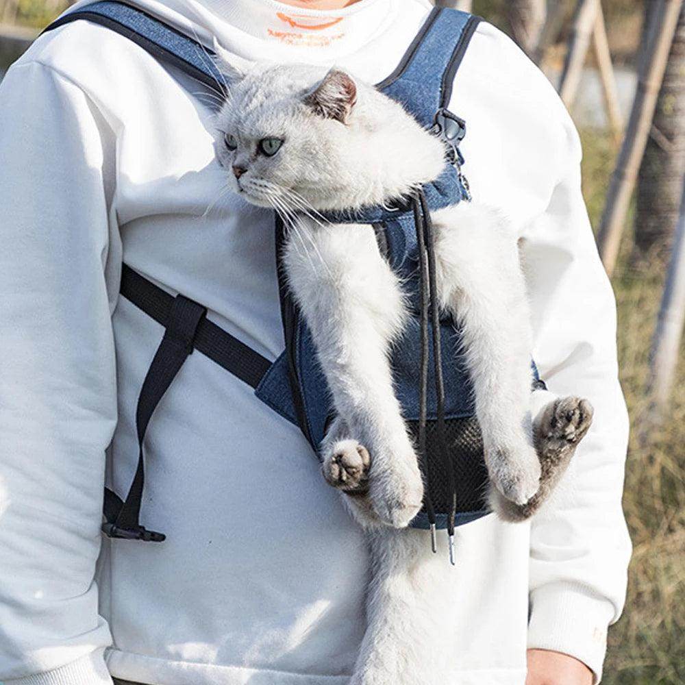 Adjustable Double-Shoulder Pet Carrier Backpack - My Store
