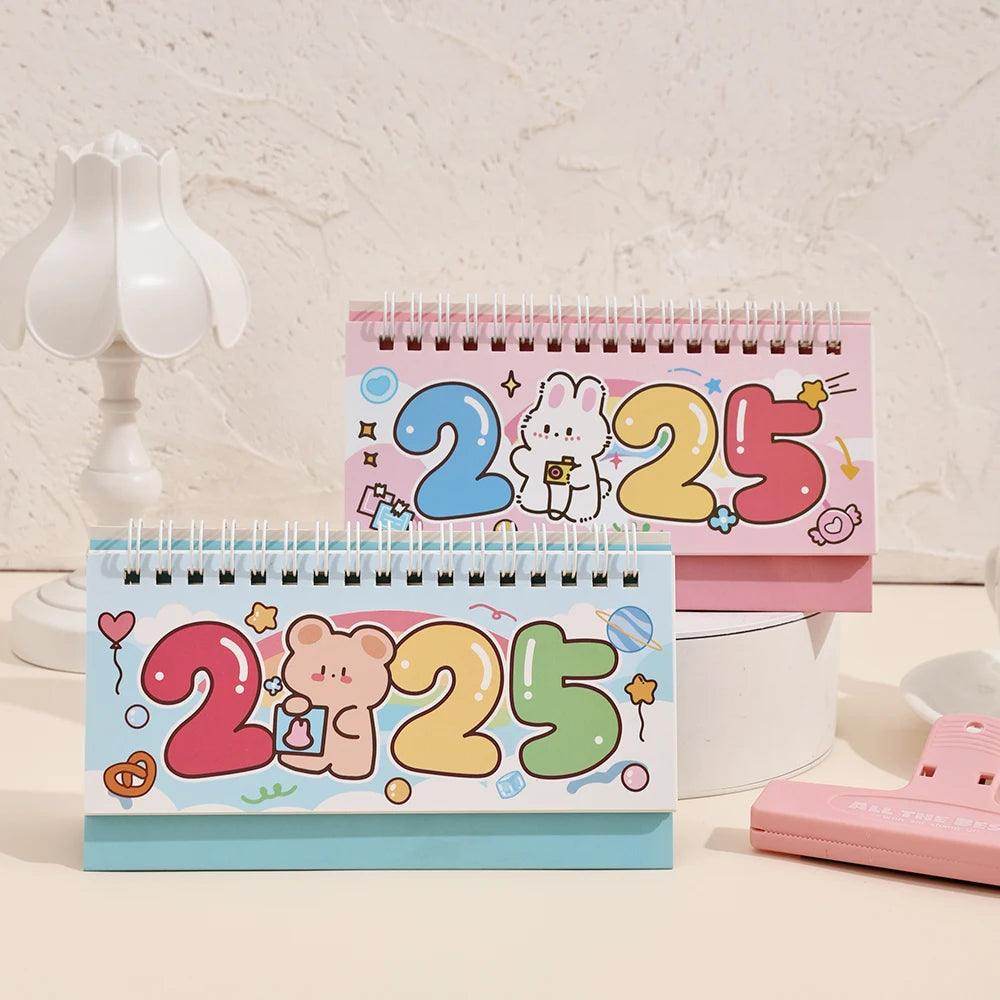 Cute Cartoon Desk Calendar 2025 - My Store