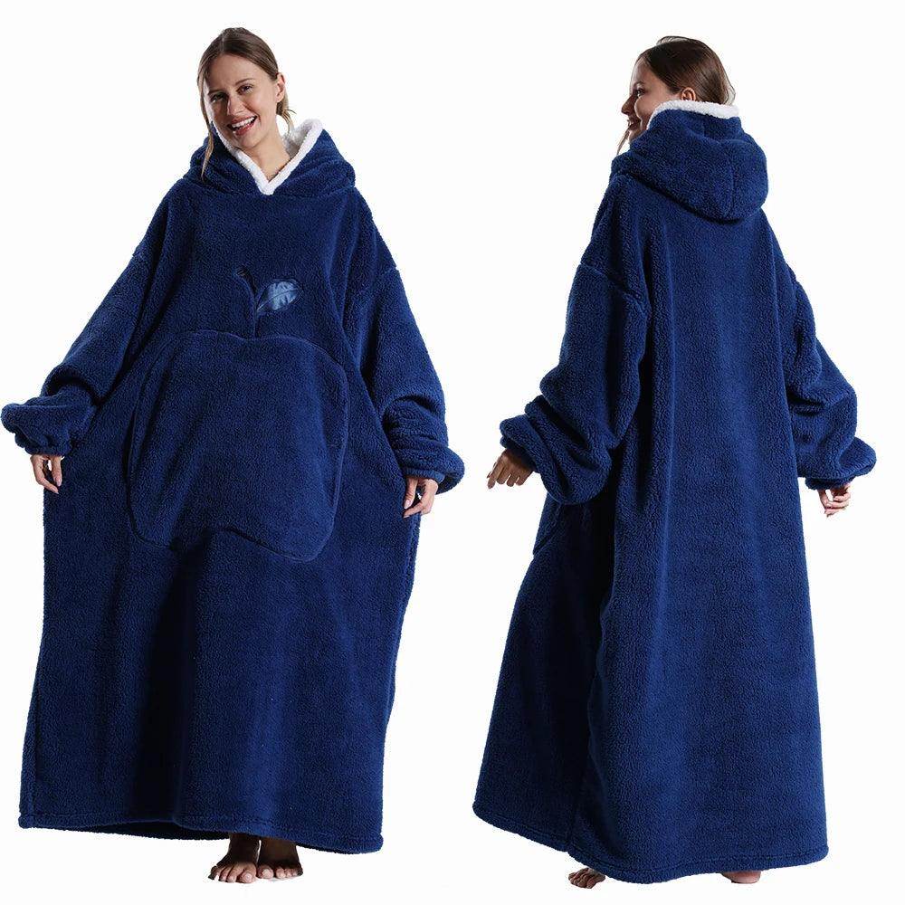 Extra Long Hooded Flannel Blanket - My Store