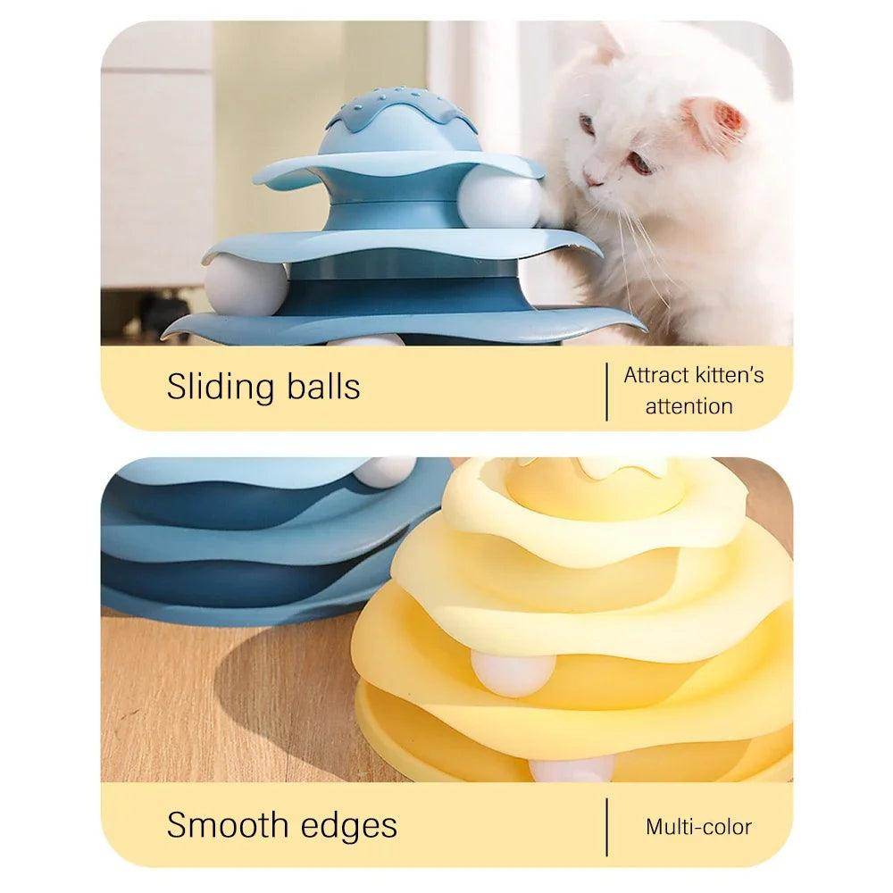 Four-layer Ball Cat Turntable Toy - My Store