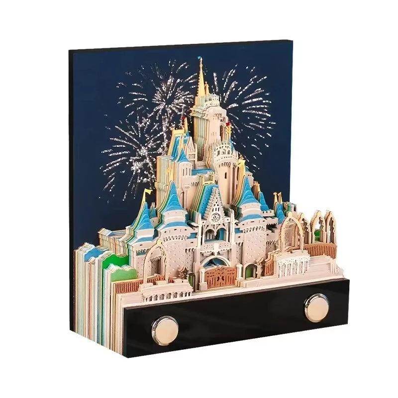 Mystical 3D Desk Calendar Pop-Up Castle - My Store