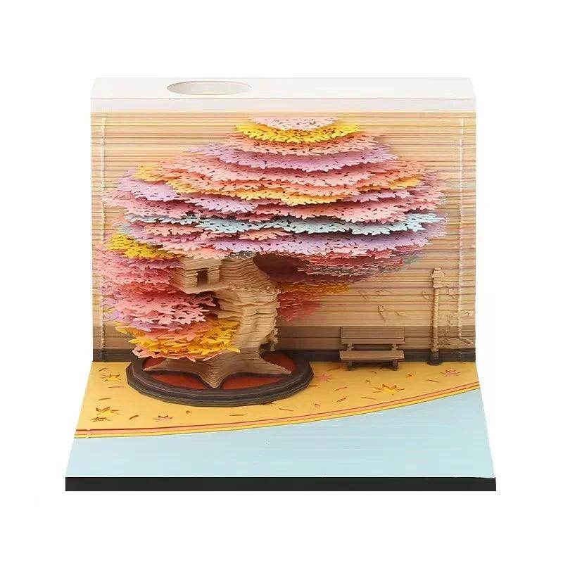 Mystical 3D Desk Calendar Pop-Up Castle - My Store