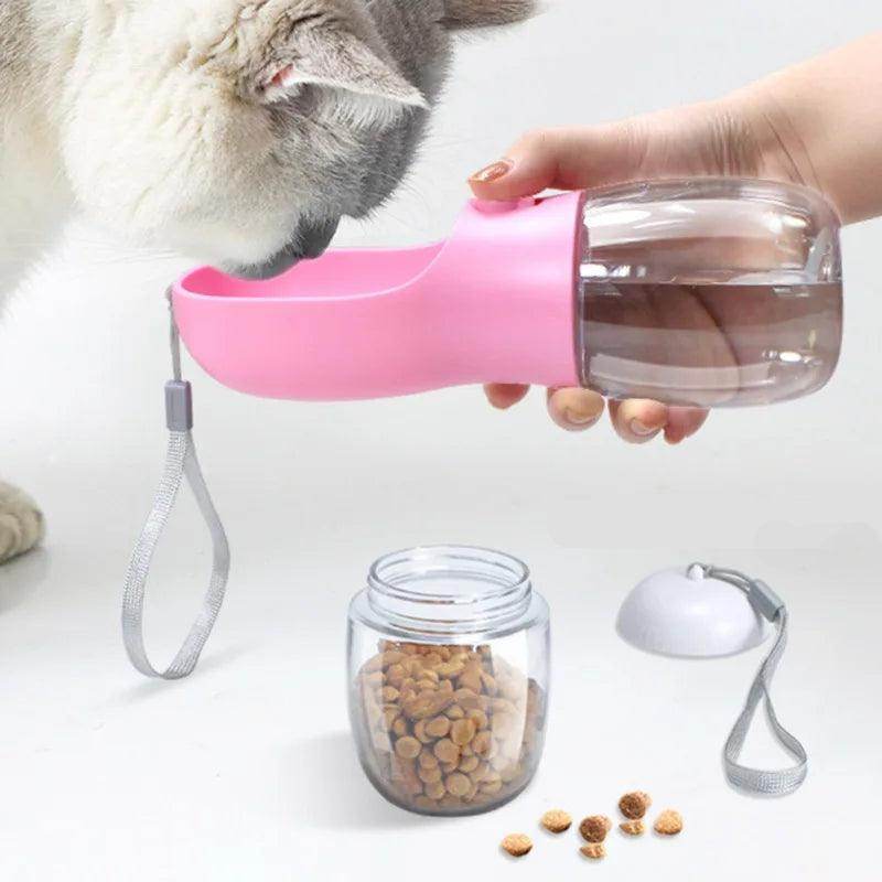 2-in-1 Portable Pet Water & Food Bottle - My Store