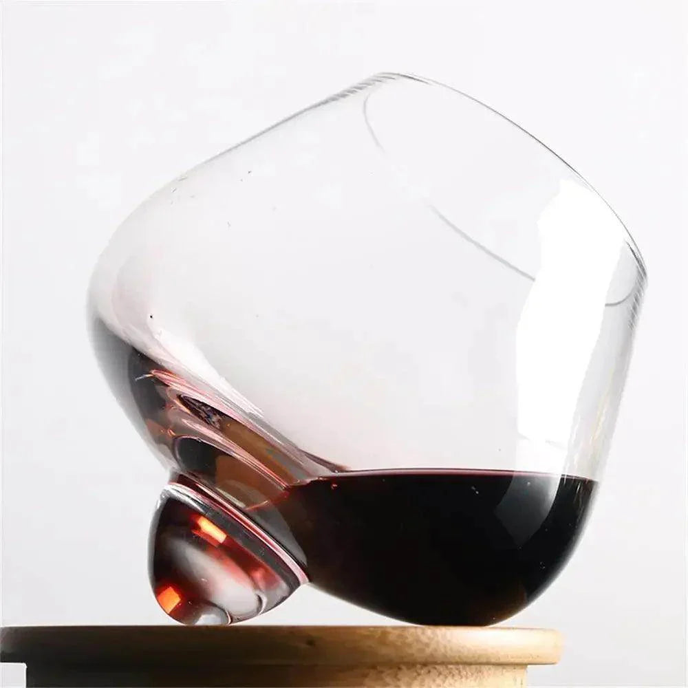 Irregular Rotating Whiskey Glass - My Store