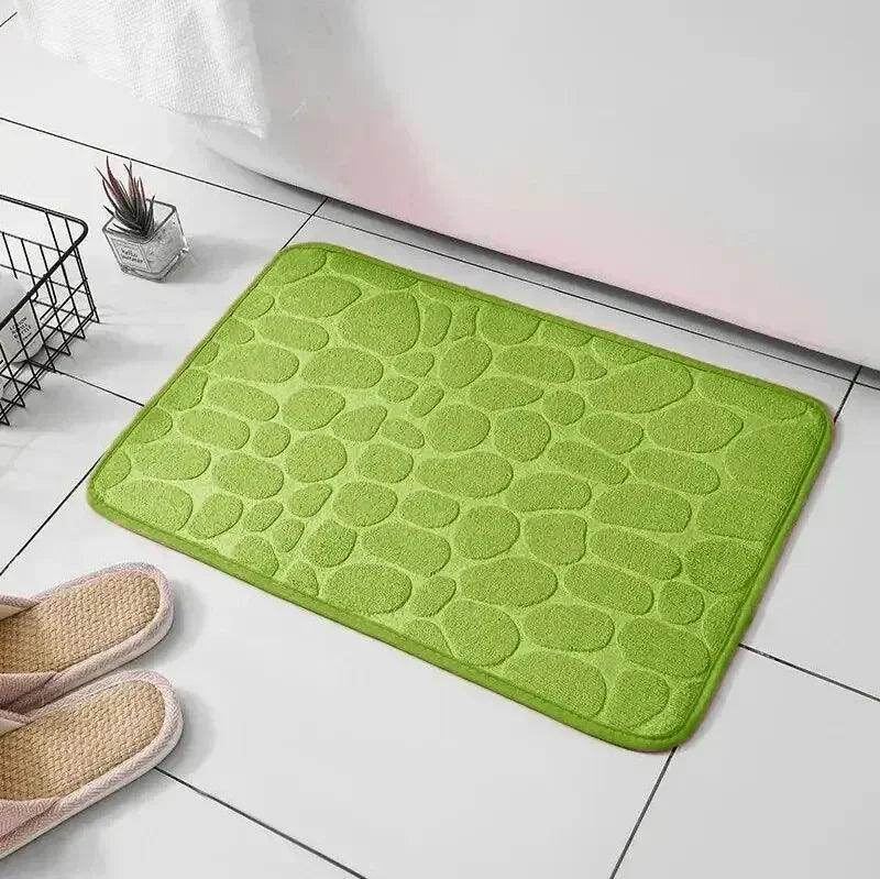 Memory Foam Embossed Velvet Non-Slip Mat - My Store