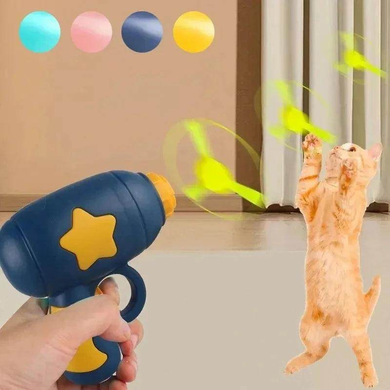 Interactive Cat Toy Launching Disc - My Store