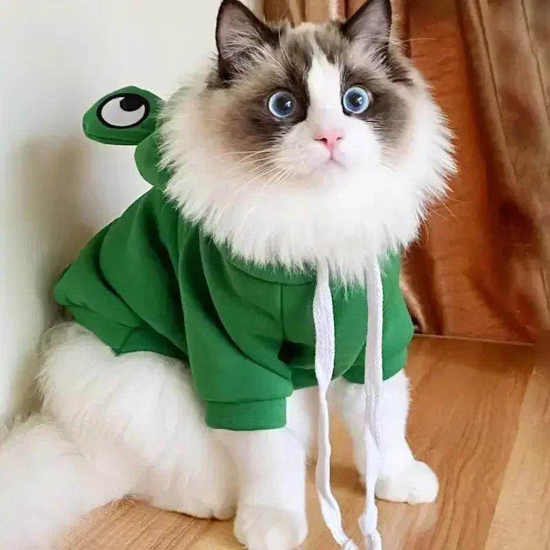 Frog Shaped Cat & Dog Hoodie - My Store