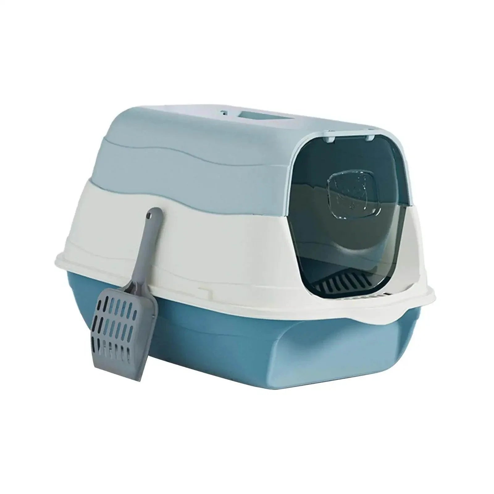 Hooded Cat Litter Box with Scoop - My Store