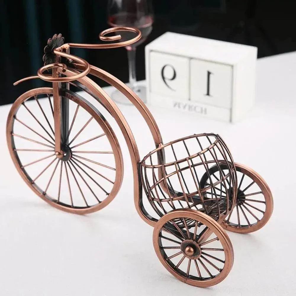 Retro Carriage Wine Rack with Glass Holder - My Store