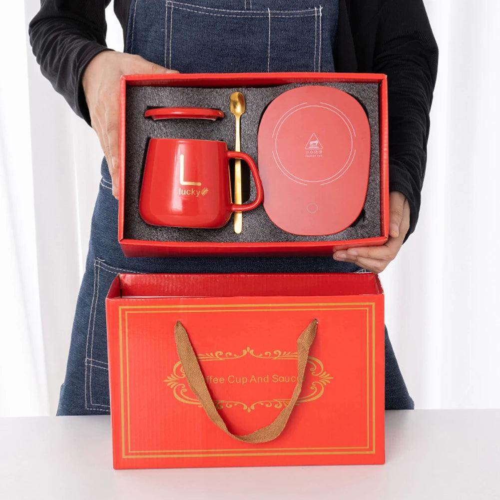 55° Ceramic Coffee Mug with Smart Heating Coaster - My Store