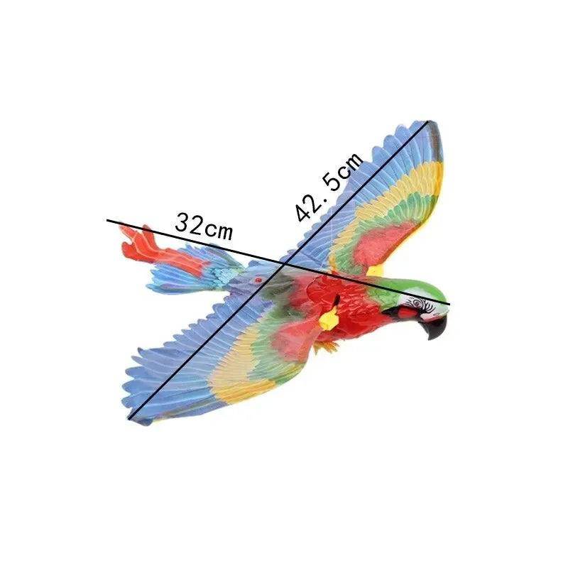 Electric Parrot Hanging Wire Circling Bird & Cat Toy - My Store
