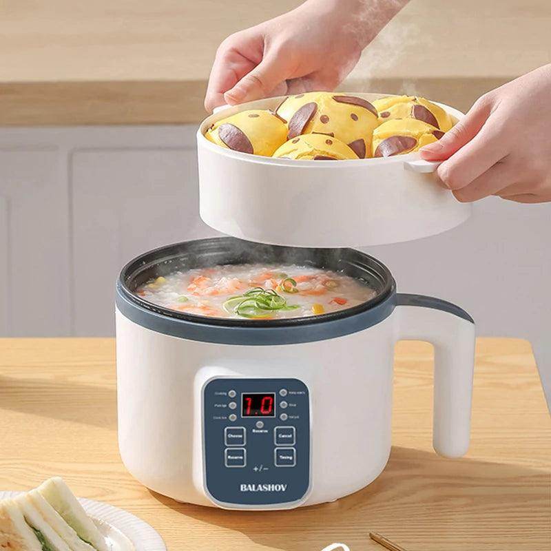 1.7L Electric Rice Cooker - Multi-Function Smart Pot for Rice, Soup, Stew, and More - My Store