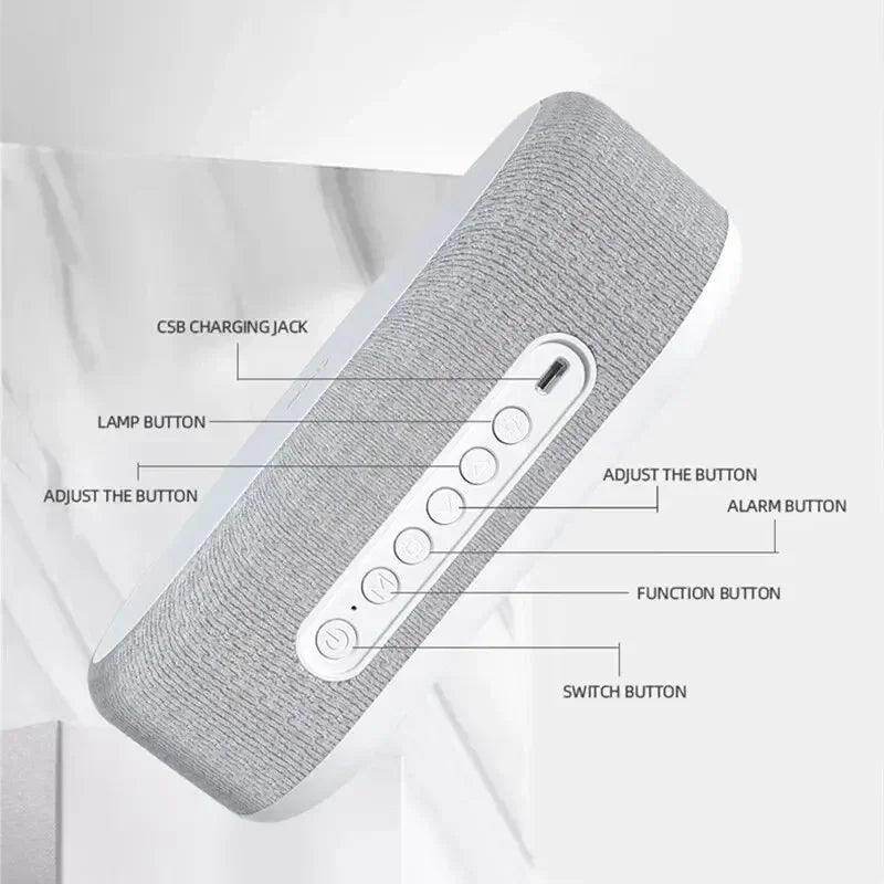 15W Wireless Charging Dock with Alarm Clock & Night Light - My Store