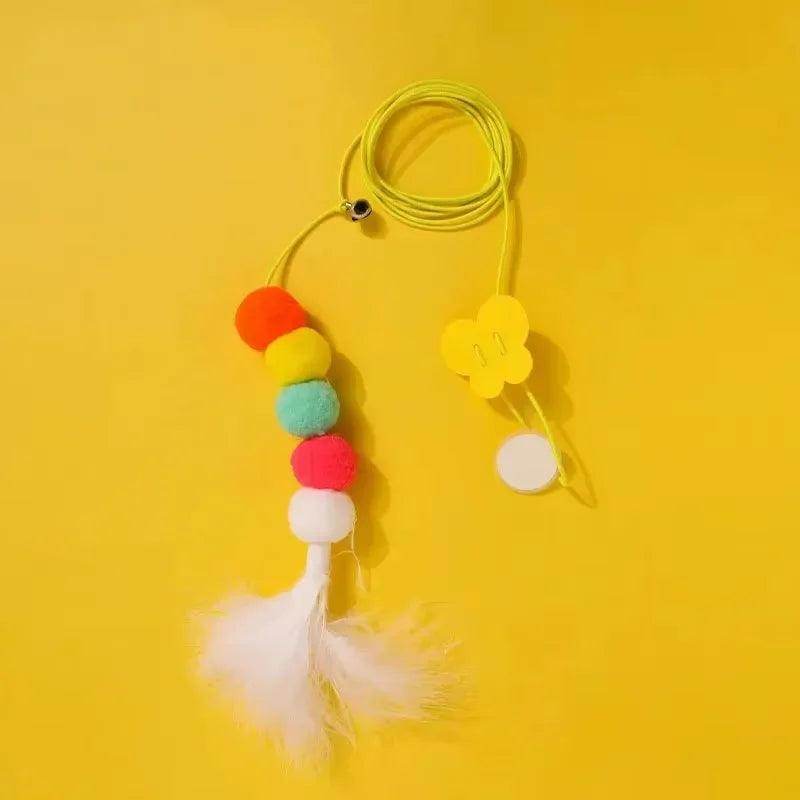 Feather Ball Caterpillar Cat Toy - My Store